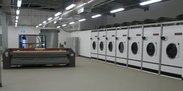 Darwin Prison dryers against wall